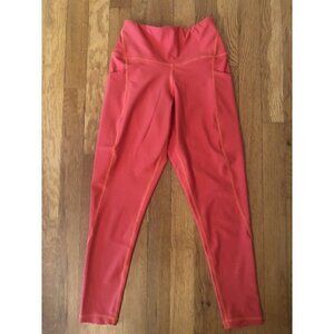 Basin + Range Womens Size Small Burnt Orange Pocketed Leggings